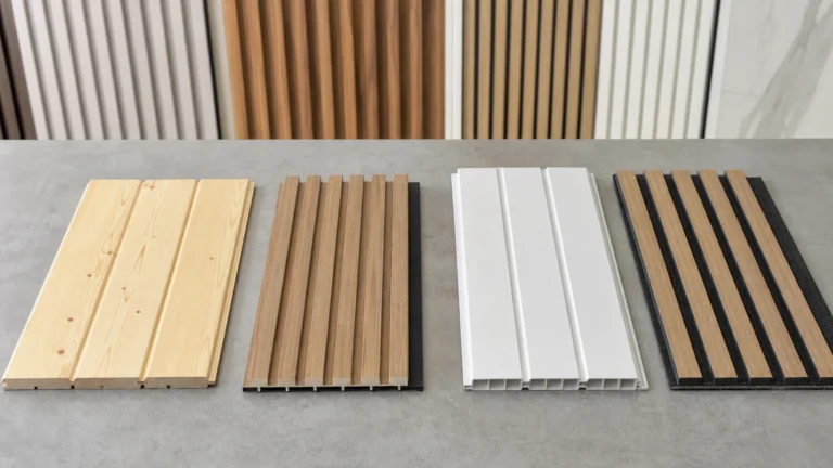 Lambiri nedir rehberi için doğal ahşap, MDF, PVC ve akustik lambiri türleri